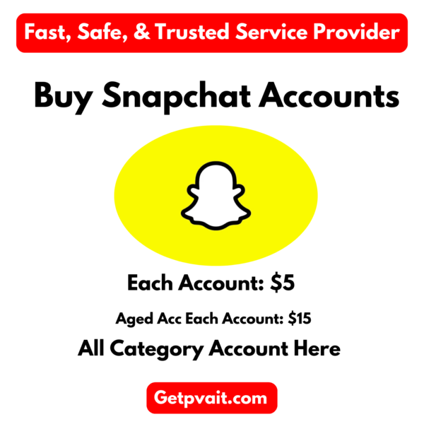 Buy Snapchat Accounts