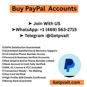 Buy PayPal Accounts